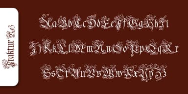 Fraktur No3 Pro by SoftMaker — Blackletter Font — thumbnail 2