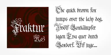 Fraktur No3 Pro by SoftMaker — Blackletter Font — thumbnail 4