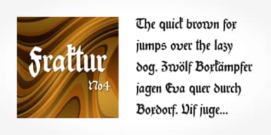 Fraktur No4 by SoftMaker — Blackletter Font — thumbnail 4