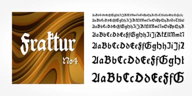 Fraktur No4 by SoftMaker — Blackletter Font — thumbnail 5