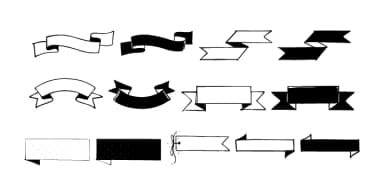 Frames and Banners by Outside the Line — Dingbats Font — thumbnail 6