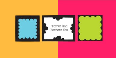 Frames and Borders Too by Outside the Line — Dingbats Font — thumbnail 2