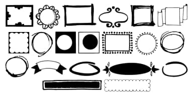 Frames and Borders Too by Outside the Line — Dingbats Font — thumbnail 6