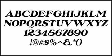 FRENCH FILM JNL by Jeff Levine Fonts — Decorative Font — thumbnail 5