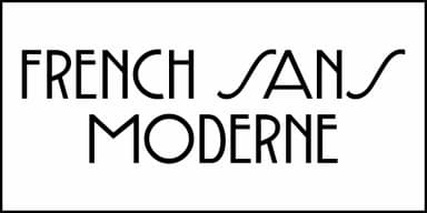 French Sans Moderne JNL by Jeff Levine Fonts — Decorative Font — thumbnail 2