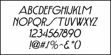 French Sans Moderne JNL by Jeff Levine Fonts — Decorative Font — thumbnail 5