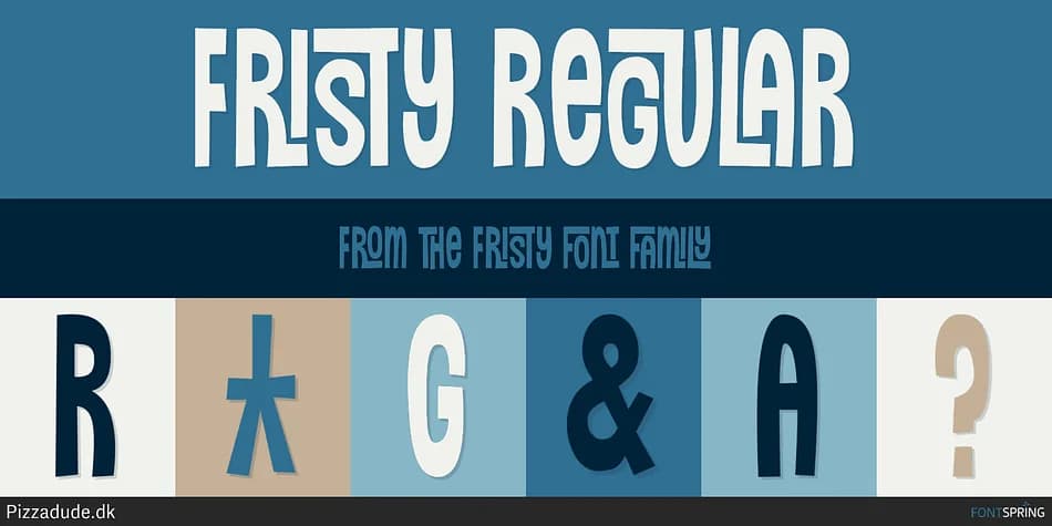 FRISTY by Pizzadude.dk — Decorative Font