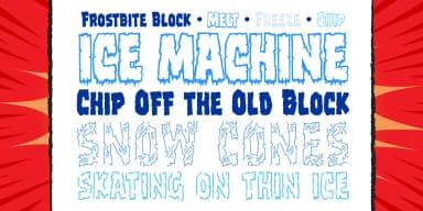 Frostbite by Comicraft — Decorative Font — thumbnail 2