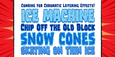 Frostbite by Comicraft — Decorative Font — thumbnail 3
