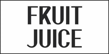 FRUIT JUICE JNL by Jeff Levine Fonts — Decorative Font — thumbnail 2