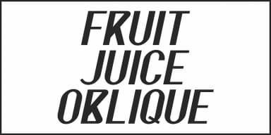 FRUIT JUICE JNL by Jeff Levine Fonts — Decorative Font — thumbnail 4