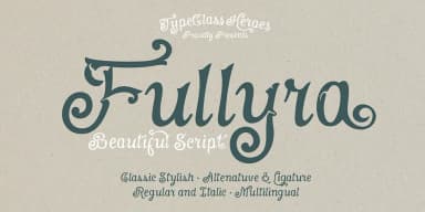 Fullyra Script by TypeClassHeroes — Script Handwritten Font — thumbnail 1