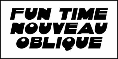 FUN TIME NOUVEAU JNL by Jeff Levine Fonts — Decorative Font — thumbnail 4