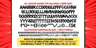 FUNKY CHICKEN TOWN by Comicraft — Decorative Font — thumbnail 5