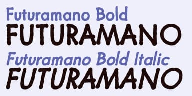 Futuramano by Wiescher-Design — Decorative Font — thumbnail 1