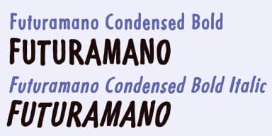 Futuramano by Wiescher-Design — Decorative Font — thumbnail 2