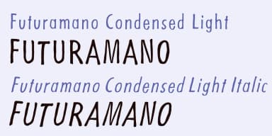 Futuramano by Wiescher-Design — Decorative Font — thumbnail 3