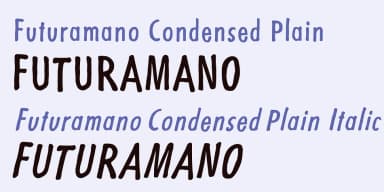 Futuramano by Wiescher-Design — Decorative Font — thumbnail 4