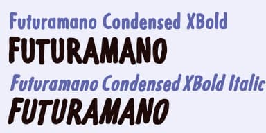 Futuramano by Wiescher-Design — Decorative Font — thumbnail 5