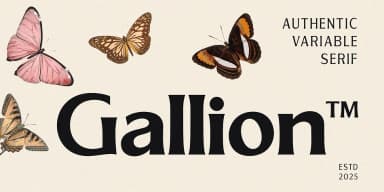 Gallion Pro by Masa Type — Display Font — thumbnail 1