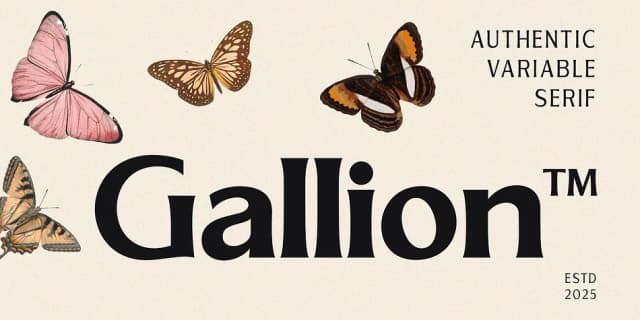 Gallion Pro by Masa Type — Display Font