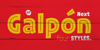 Galpon Next by Rodrigo Typo — Decorative Font — thumbnail 2