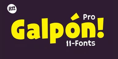Galpon Pro by Rodrigo Typo — Decorative Font — thumbnail 2