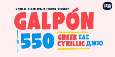 GALPON by Rodrigo Typo — Decorative Font — thumbnail 2
