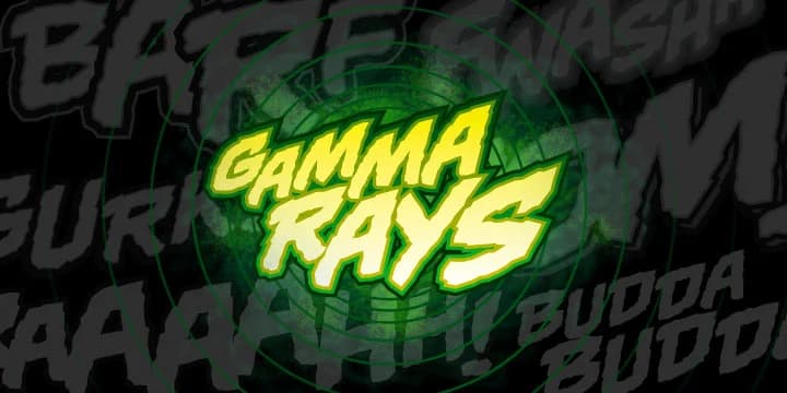 GAMMA RAYS BB by Blambot — Decorative Font