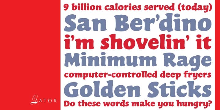 Gator by Canada Type — Decorative Font