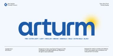 GC Arturm by Glyphonic — Display Font — thumbnail 1