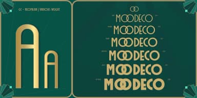 GC Neomilan - Neo Art Deco Typeface by Glyphonic — Decorative Font — thumbnail 3