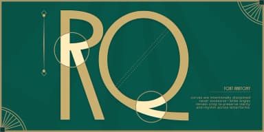 GC Neomilan - Neo Art Deco Typeface by Glyphonic — Decorative Font — thumbnail 5