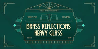 GC Neomilan - Neo Art Deco Typeface by Glyphonic — Decorative Font — thumbnail 8