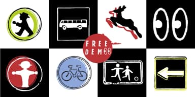 GDR Traffic Symbols by Typo Graphic Design — Dingbats Font — thumbnail 1