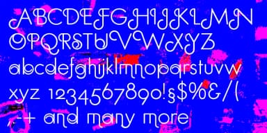 Geometra Rounded Deco by Wiescher-Design — Decorative Font — thumbnail 4