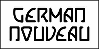 German Nouveau JNL by Jeff Levine Fonts — Decorative Font — thumbnail 2