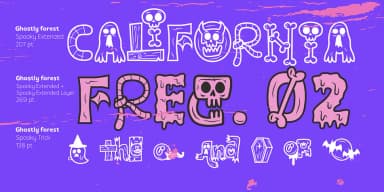 GHOSTLY FOREST by Rodrigo Typo — Dingbats Font — thumbnail 5