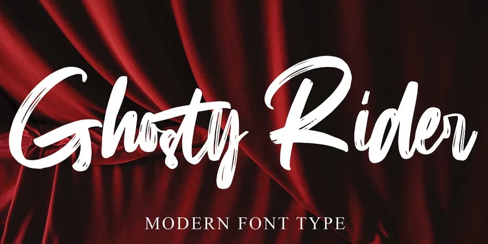 Ghosty Rider by Ayska — Script Handwritten Font