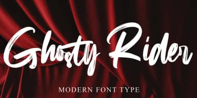 Ghosty Rider by Ayska — Script Handwritten Font — thumbnail 1