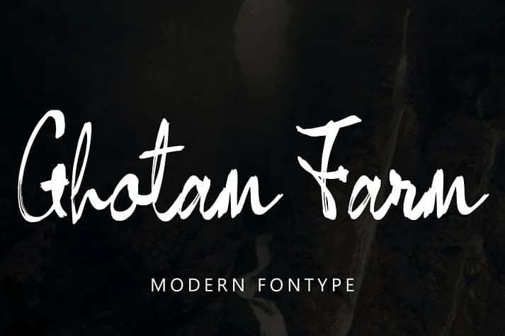 Ghotam Farm by Ayska — Script Handwritten Font