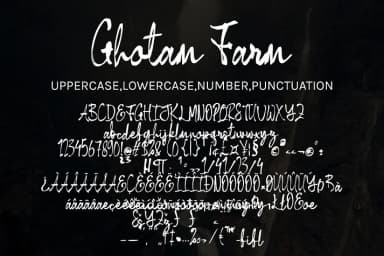 Ghotam Farm by Ayska — Script Handwritten Font — thumbnail 7