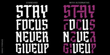 Gibao by TypeClassHeroes — Blackletter Font — thumbnail 2