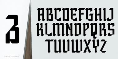 Gibao by TypeClassHeroes — Blackletter Font — thumbnail 4