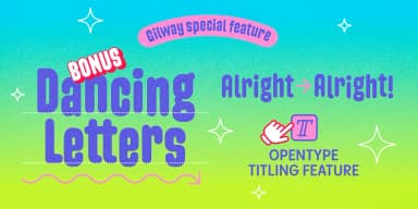 Gilway by Art Grootfontein — Display Font — thumbnail 10