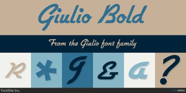 Giulio by FontSite Inc. — Script Handwritten Font — thumbnail 2