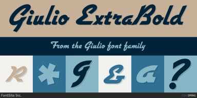 Giulio by FontSite Inc. — Script Handwritten Font — thumbnail 3