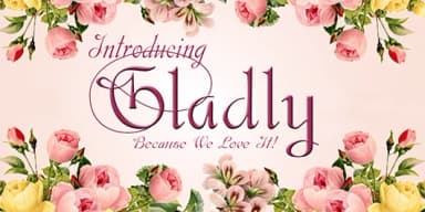 Gladly by Scholtz Fonts — Script Handwritten Font — thumbnail 1