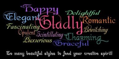 Gladly by Scholtz Fonts — Script Handwritten Font — thumbnail 2