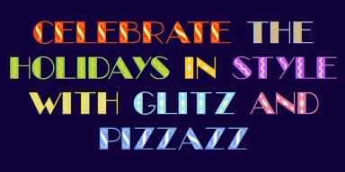 GLITZY by Ingrimayne Type — Decorative Font — thumbnail 2